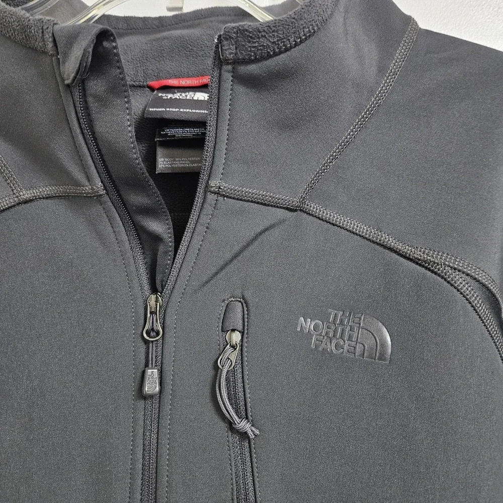 The‎ North Face Flash Dry Top Jacket Men's XL Gray 1/4 Zip Pockets Outdoors EUC